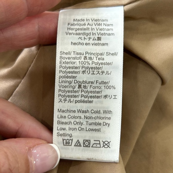 J. Crew Factory Black and Tan Animal Print Scalloped V-neck Cami Top Size 10 - Picture 7 of 7